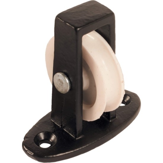 38mm Upright Cast Pulley with Nylon Wheel