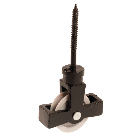 44mm Single Screw Cast Pulley with Nylon Wheel